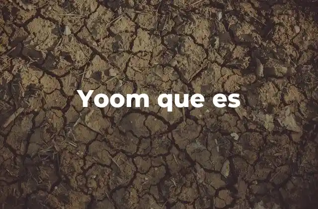 Yoom que es