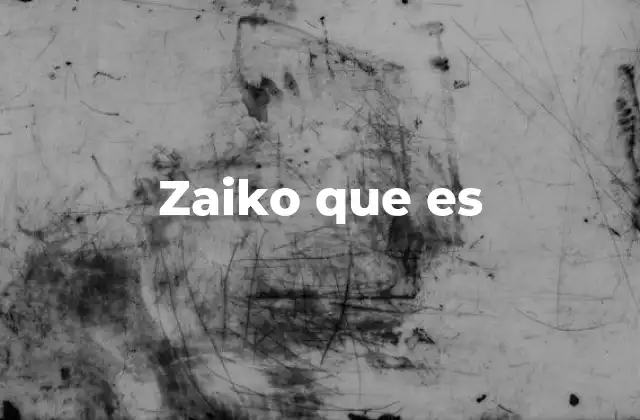 Zaiko que es