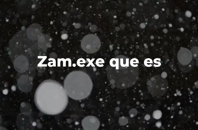 Zam.exe que es