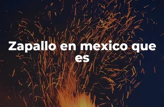 Zapallo en Mexico que es
