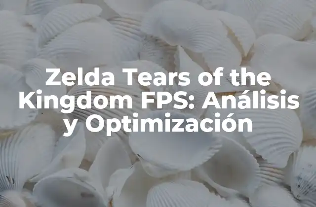 Zelda Tears Of The Kingdom Fps: Análisis y Optimización