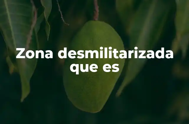 El papel de las zonas desmilitarizadas en la historia internacional