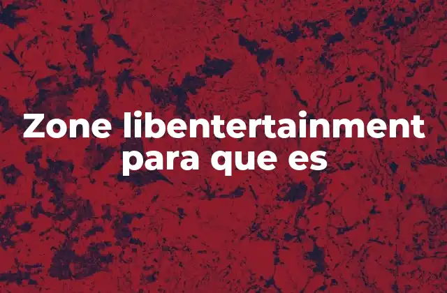 Cómo zone libentertainment mejora la experiencia multimedia